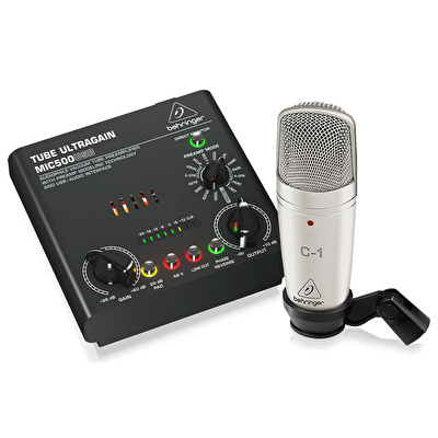 BEHRINGER USB/Ses Arayüzü ile Eksiksiz Kayıt Paketi